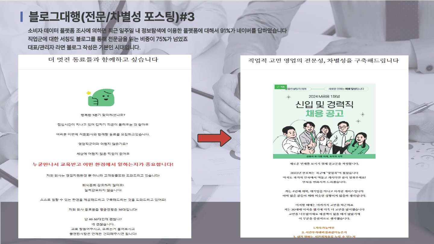 그런 중대만 고민을 하고 찾아간 중개사무실에서 마주하는 것은  고객의 니즈를 모른채 갖고있는 물건만 보여주는 사무실이 이게 과거의 부동산 중개시장의 모습이였다면